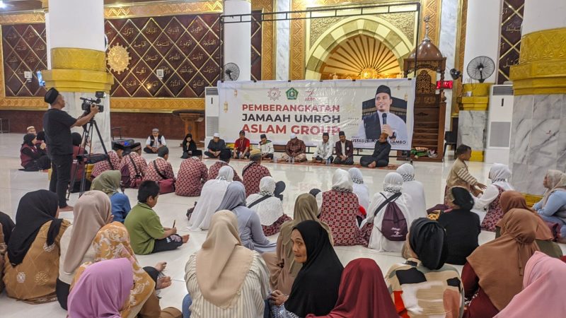 ASLAM TOUR Kembali memberangkatkan 165 jamaah umroh
